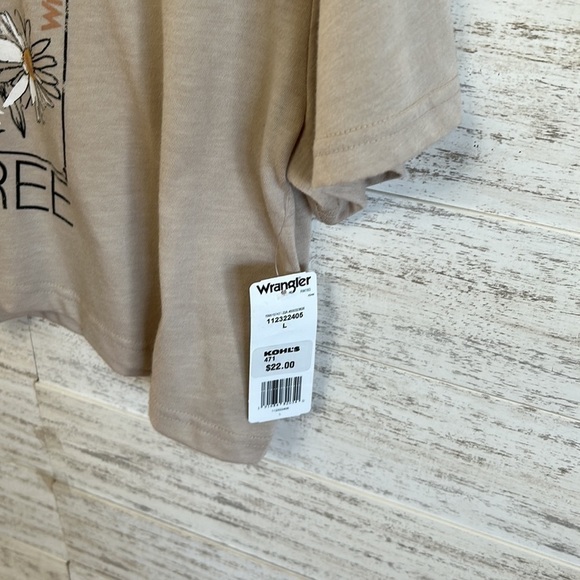 Wrangler WILD & FREE Crop Top | SIZE L - Picture 5 of 6